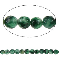 Natural Brazil Agate Beads, Round, plating thickness more than 3μm & faceted, Grade A Approx 1-1.5mm .5 Inch 