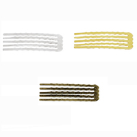 Decorative Hair Combs, Brass, plated 