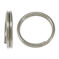Edelstahl Split Ring, 316 L Edelstahl, 2x12mm, ca. 2169PCs/kg, verkauft von kg