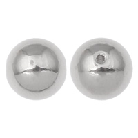 Edelstahl Perlen, rund, verschiedene Größen vorhanden, originale Farbe, verkauft von Tasche