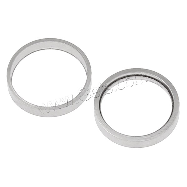 Stainless Steel Linking Ring, Donut, different size for choice, original color, Sold By Bag