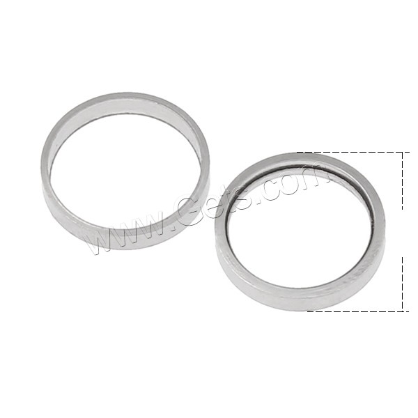 Stainless Steel Linking Ring, Donut, different size for choice, original color, Sold By Bag