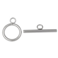 Stainless Steel Toggle Clasp, original color  Approx 2, 3mm 