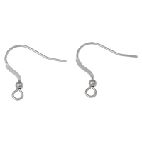 Stainless Steel Hook Earwire, original color Approx 2mm 