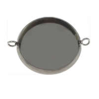 Настройка соединителя из нержавеющей стали, нержавеющая сталь, Плоская круглая форма, разный размер для выбора & 1/1 петля, оригинальный цвет, продается PC