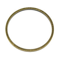 Brass Linking Ring, Donut, plated Approx 19mm 