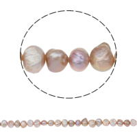 Baroque Cultured Freshwater Pearl Beads, natural, purple, 7-8mm Approx 0.8mm Approx 15.3 Inch 
