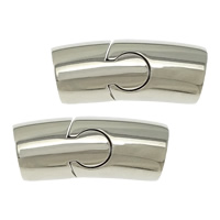 Round Stainless Steel Magnetic Clasp, Tube, plated Approx 6mm 