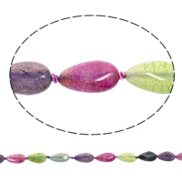 Natural Dragon Veins Agate Beads, Teardrop, mixed colors - Approx 3mm Approx 15.3-16 Inch, Approx 