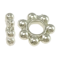 Brass Spacer Beads, Flower, plated Approx 1mm 