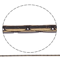 Латунные цепочки -струна, Латунь, Другое покрытие, Кобра цепь & двухцветный, не содержит никель, свинец, 3mm, продается м