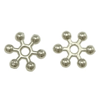 Zinc Alloy Spacer Beads, Flower, platinum color plated Approx 1mm 