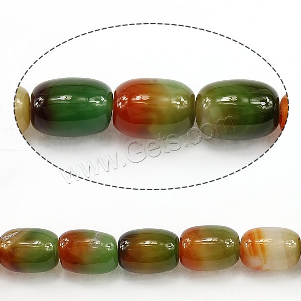 Natural Malachite Agate Beads, Drum, Customized & more sizes for choice, Length:Approx 15 Inch, Sold By Strand