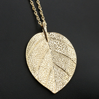 Zinc Alloy Necklace, with 2lnch extender chain, Leaf, gold color plated, oval chain Approx 20 Inch 