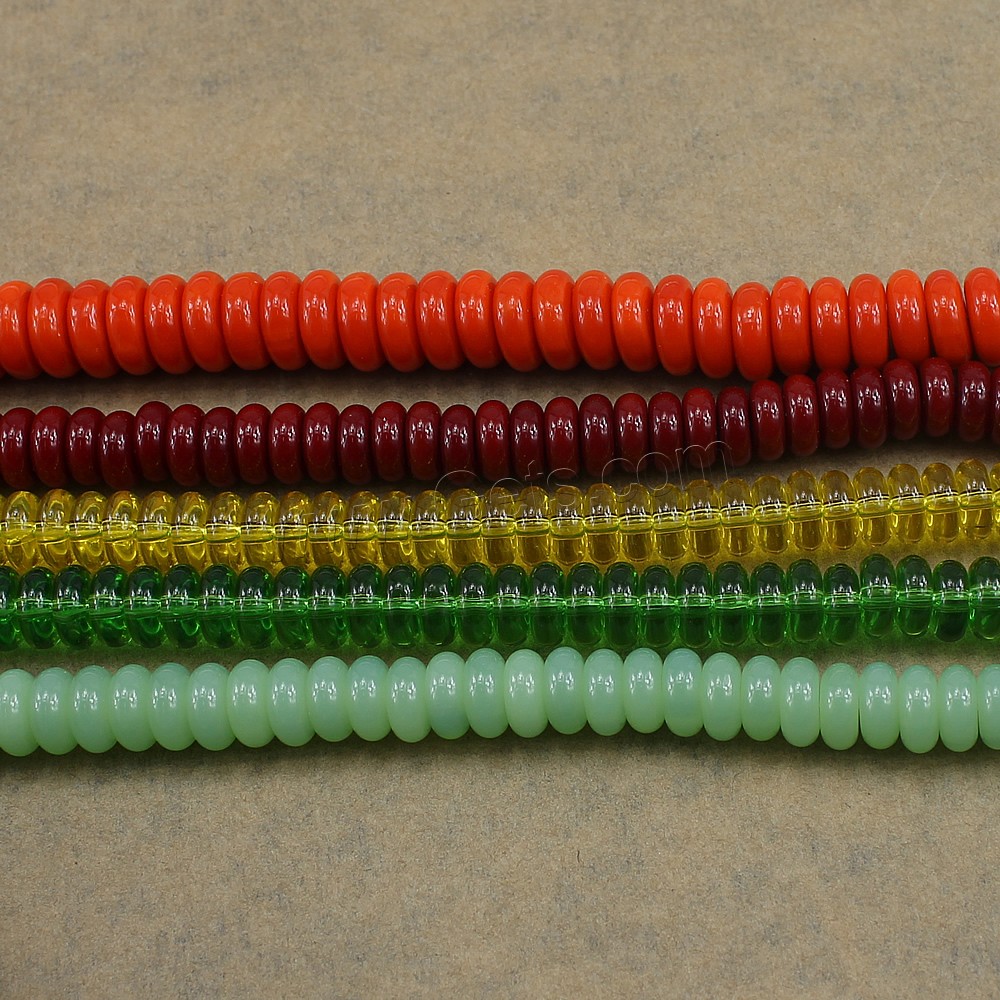 Лэмпворк Бусины, Круглая форма, разный размер для выбора, Много цветов для выбора, продается Strand