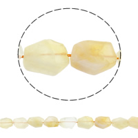 Cristal en jaune naturelles, perles de citrine, Novembre Birthstone - Environ 1mm Environ 15.7 pouce, Environ Vendu par brin