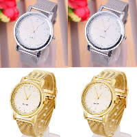Women Wrist Watch, Zinc Alloy, with Glass, Chinese movement, plated, for woman 35mm Approx 9 Inch 