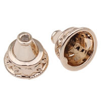 Zinc Alloy Bead Caps, Cone, rose gold color plated, nickel, lead & cadmium free Approx 1mm, 10mm 