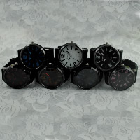 Unisex Wrist Watch, Silicone, with zinc alloy dial, plated 46mm .4 