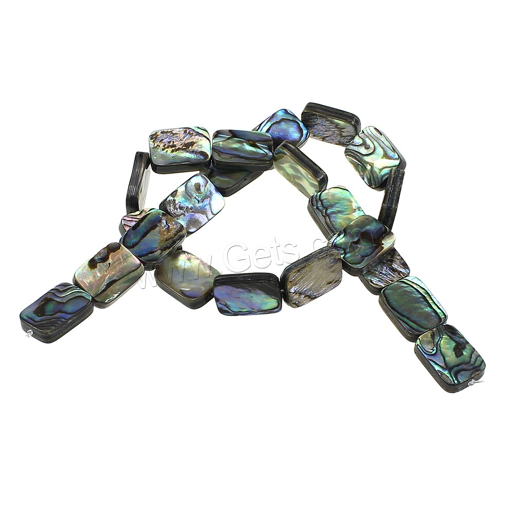 Abalone Shell Beads, Rectangle, natural, different size for choice, Sold By Strand
