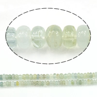 Aquamarin Perlen, Rondell, natürlich, März Birthstone & verschiedene Größen vorhanden, Bohrung:ca. 1mm, verkauft von Strang