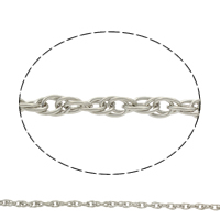 Iron Rope Chain, plated lead & cadmium free 