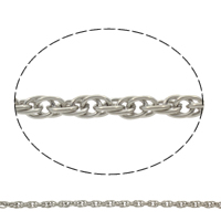 Iron Rope Chain, plated lead & cadmium free, 6mm 