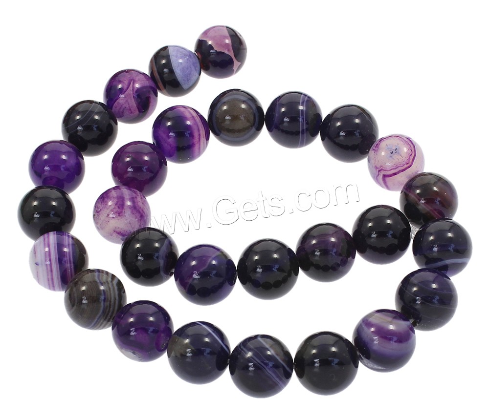 Natural Lace Agate Beads, Round, synthetic, different size for choice, purple, Hole:Approx 1mm, Length:Approx 15 Inch, Sold By Strand