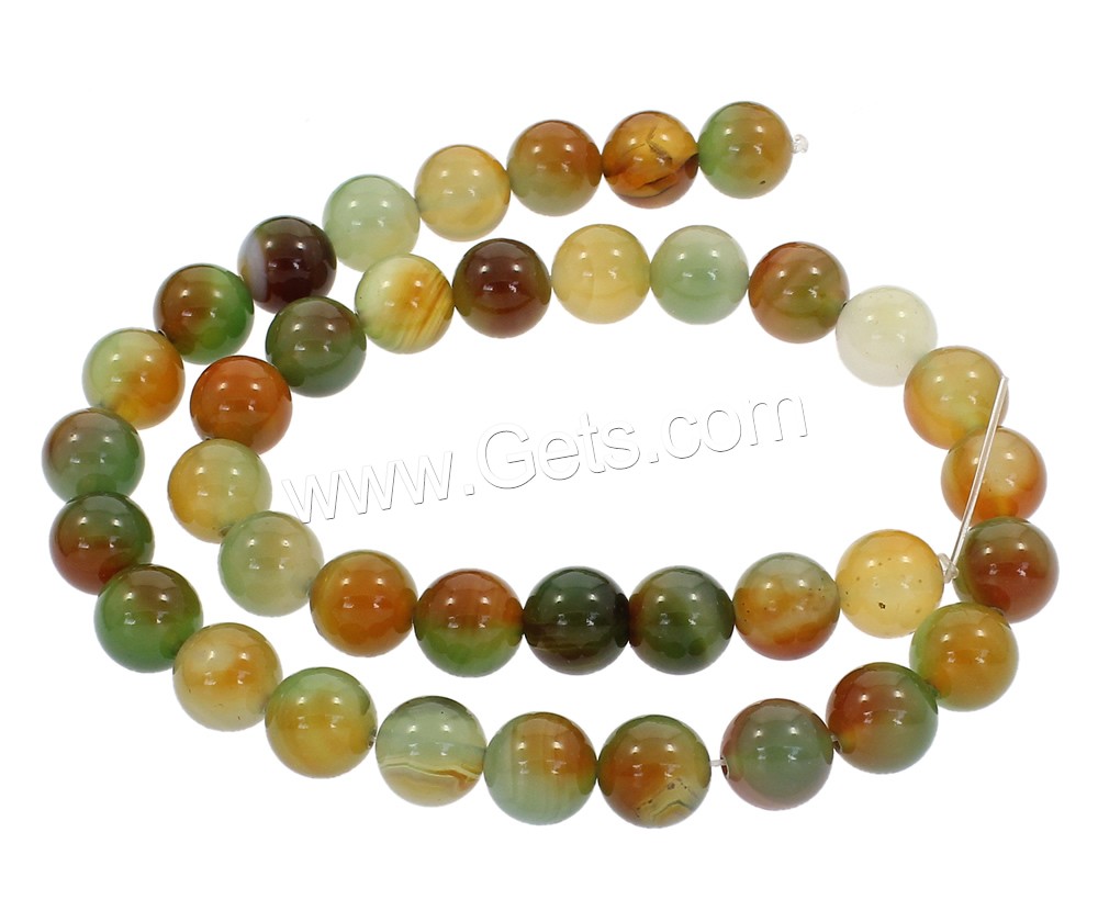 Natural Malachite Agate Beads, Round, synthetic, different size for choice, Hole:Approx 1mm, Length:Approx 15 Inch, Sold By Strand