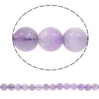 天然紫水晶のビーズ, アメジスト, ラウンド形, 合成, 2 月誕生石 & 異なるサイズの選択, 穴:約 1mm, 長さ:約 15.5 インチ, 売り手 ストランド[