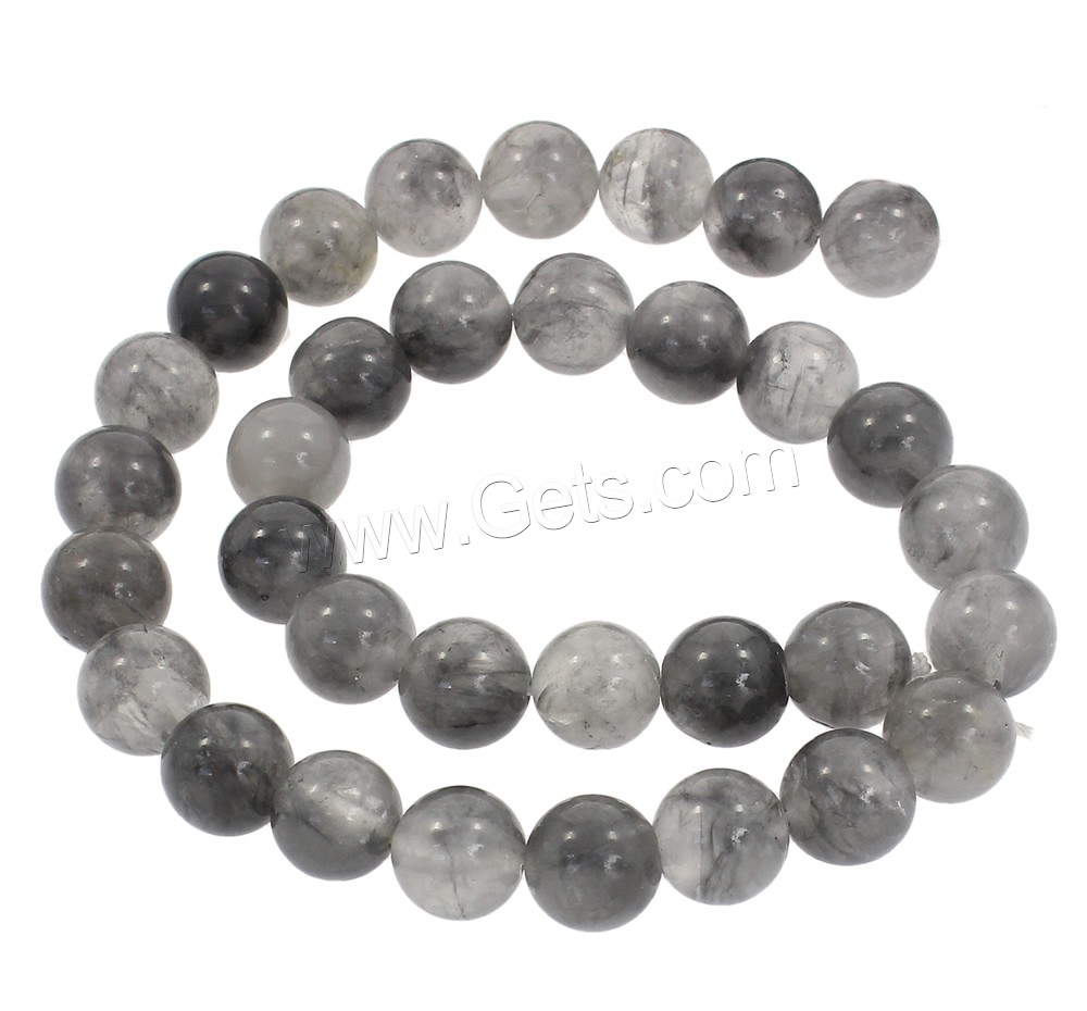 Black Silk Stone Bead, Network Stone, Round, synthetic, different size for choice, Hole:Approx 1mm, Length:Approx 15.5 Inch, Sold By Strand