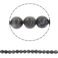 Labradorite Beads, Round, synthetic black Approx 1mm Approx 15.5 Inch 
