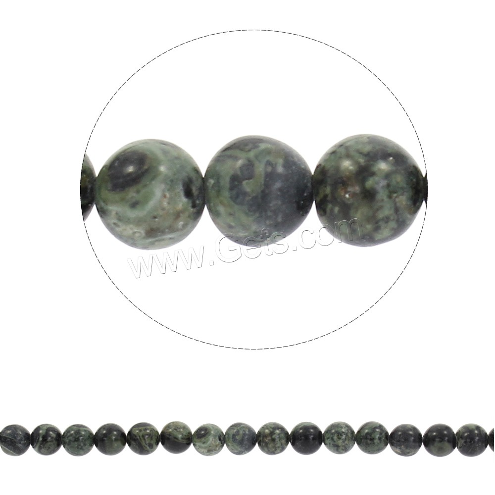 Kambaba Jasper Beads, Jasper Kambaba, Round, synthetic, different size for choice, Hole:Approx 1mm, Length:Approx 15.5 Inch, Sold By Strand