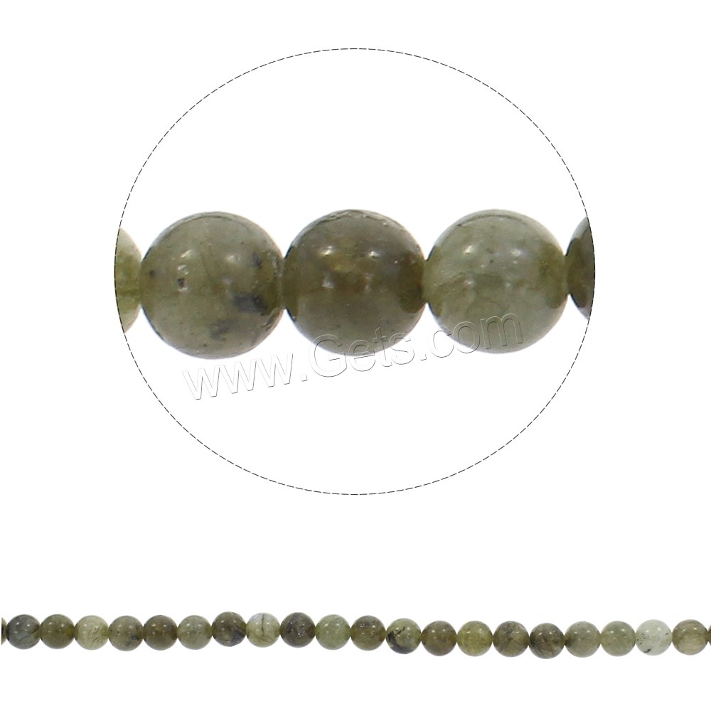 Labradorit Perlen, rund, synthetisch, verschiedene Größen vorhanden, Bohrung:ca. 1mm, Länge:ca. 15.5 ZollInch, verkauft von Strang