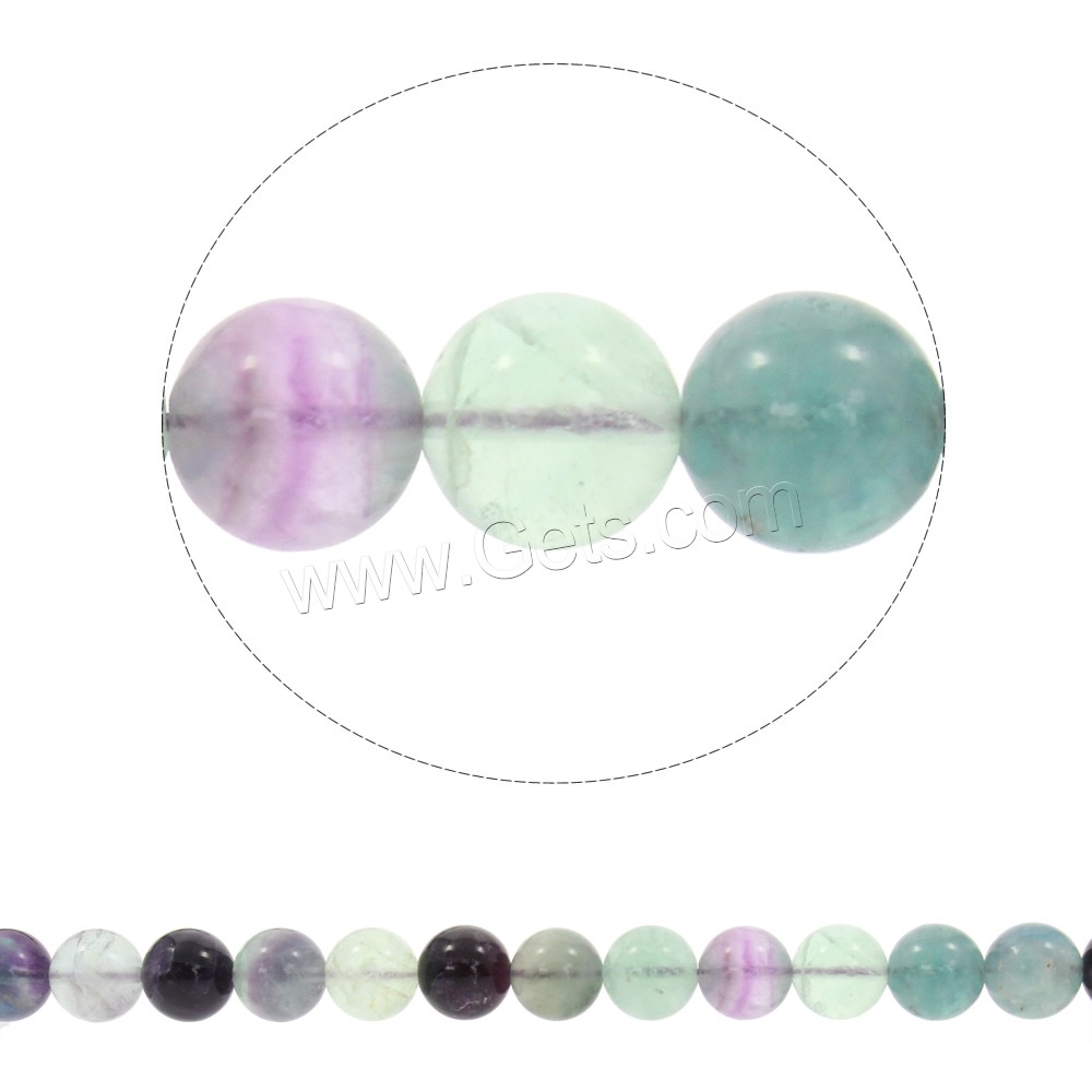 Natürliche Regenbogen Achat Perlen, Regenbogen Quarz, rund, synthetisch, verschiedene Größen vorhanden, Bohrung:ca. 1mm, Länge:ca. 15.5 ZollInch, verkauft von Strang