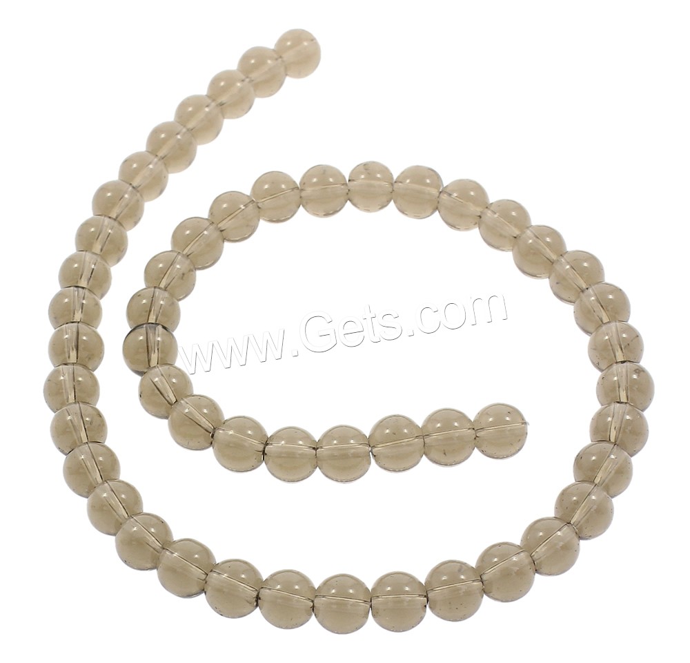Perles de cristal rondes , normes différentes pour le choix, Trou:Environ 1mm, Longueur:Environ 15 pouce, Vendu par brin