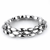 Titanium Steel Bracelet, for man, original color, 16.50mm Approx 8.2 Inch 