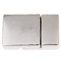 Fermoir magnétique en alliage de zinc, rectangle, Placage, plus de couleurs à choisir, sans cadmium Environ Vendu par PC
