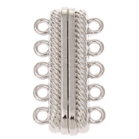 Zinc Alloy Magnetic Clasp, Tube, plated cadmium free Approx 3mm 