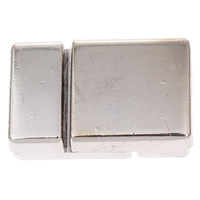 Zinc Alloy Magnetic Clasp, Rectangle, plated Approx 