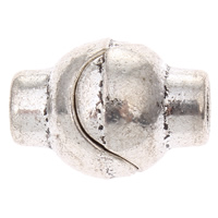 Zinc Alloy Magnetic Clasp, Round, plated cadmium free Approx 4.5mm 