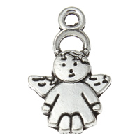 Character Shaped Zinc Alloy Pendants, Angel, plated lead & cadmium free Approx 2mm 