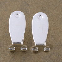 Brass Omega Earring Component, plated [