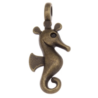 Zinc Alloy Animal Pendants, Seahorse, antique bronze color plated, nickel, lead & cadmium free Approx 2.5mm, Approx 