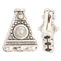 Zinc Alloy Jewelry Beads, Triangle, antique silver color plated, nickel, lead & cadmium free Approx 1mm 