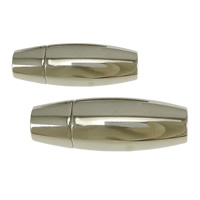 Round Stainless Steel Magnetic Clasp, Oval original color 