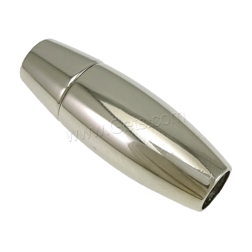 Runder Edelstahl Magnetverschluss, oval, verschiedene Größen vorhanden, originale Farbe, verkauft von PC