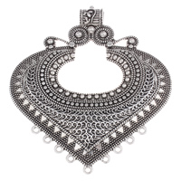 Zinc Alloy Jewelry Pendants, antique silver color plated, with loop, nickel, lead & cadmium free Approx 1.5, 6mm 