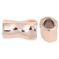 Zinc Alloy Jewelry Beads, Tube, real rose gold plated, nickel, lead & cadmium free Approx 3mm 