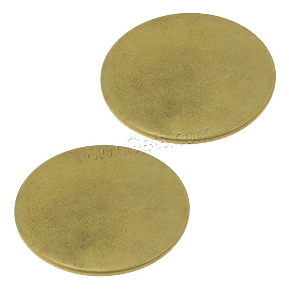 Brass Cabochon Settings, Flat Round, plated, different size for choice & flat back, more colors for choice, Sold By PC